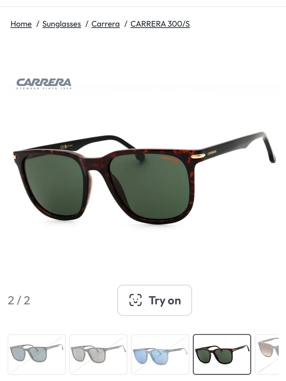 Carrera Tortoiseshell Sunglasses